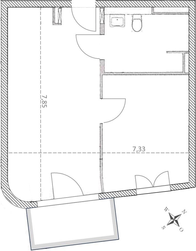 Pronájem bytu 2+1 55 m², An den Rheinwiesen 6, Mainz, Porýní-Falc Pronájem bytu 2+1 55 m², An den Rheinwiesen 6, Mainz, Porýní-Falc