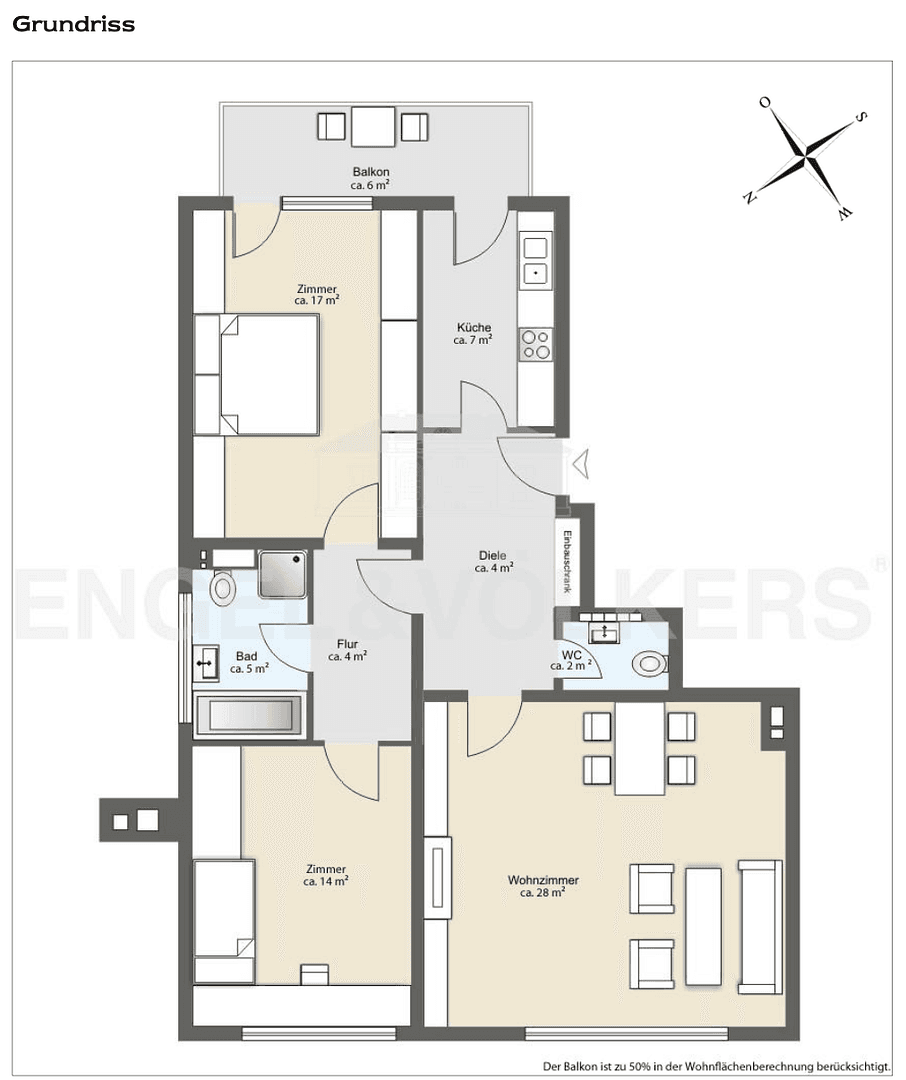 Pronájem bytu 3+1 92 m², Bismarckstr. 45, Köln, Severní Porýní-Vestfálsko Pronájem bytu 3+1 92 m², Bismarckstr. 45, Köln, Severní Porýní-Vestfálsko