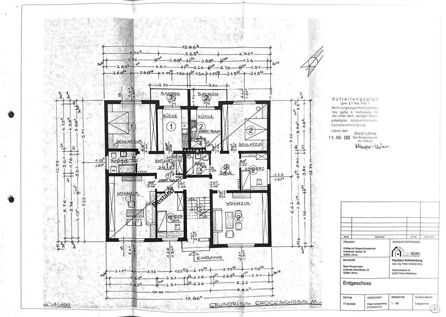 Prodej bytu 3+1 76 m², Löhne, Severní Porýní-Vestfálsko Prodej bytu 3+1 76 m², Löhne, Severní Porýní-Vestfálsko