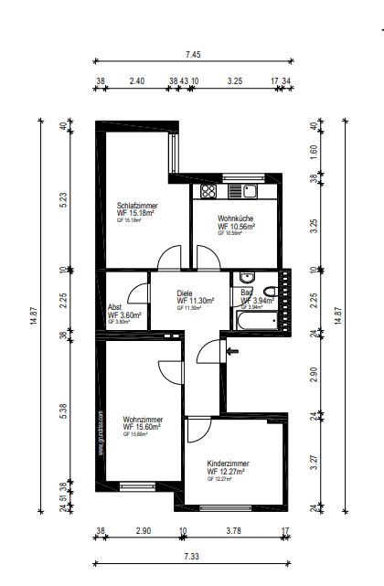 Prodej bytu 3+1 70 m², Düsseldorf, Severní Porýní-Vestfálsko Prodej bytu 3+1 70 m², Düsseldorf, Severní Porýní-Vestfálsko