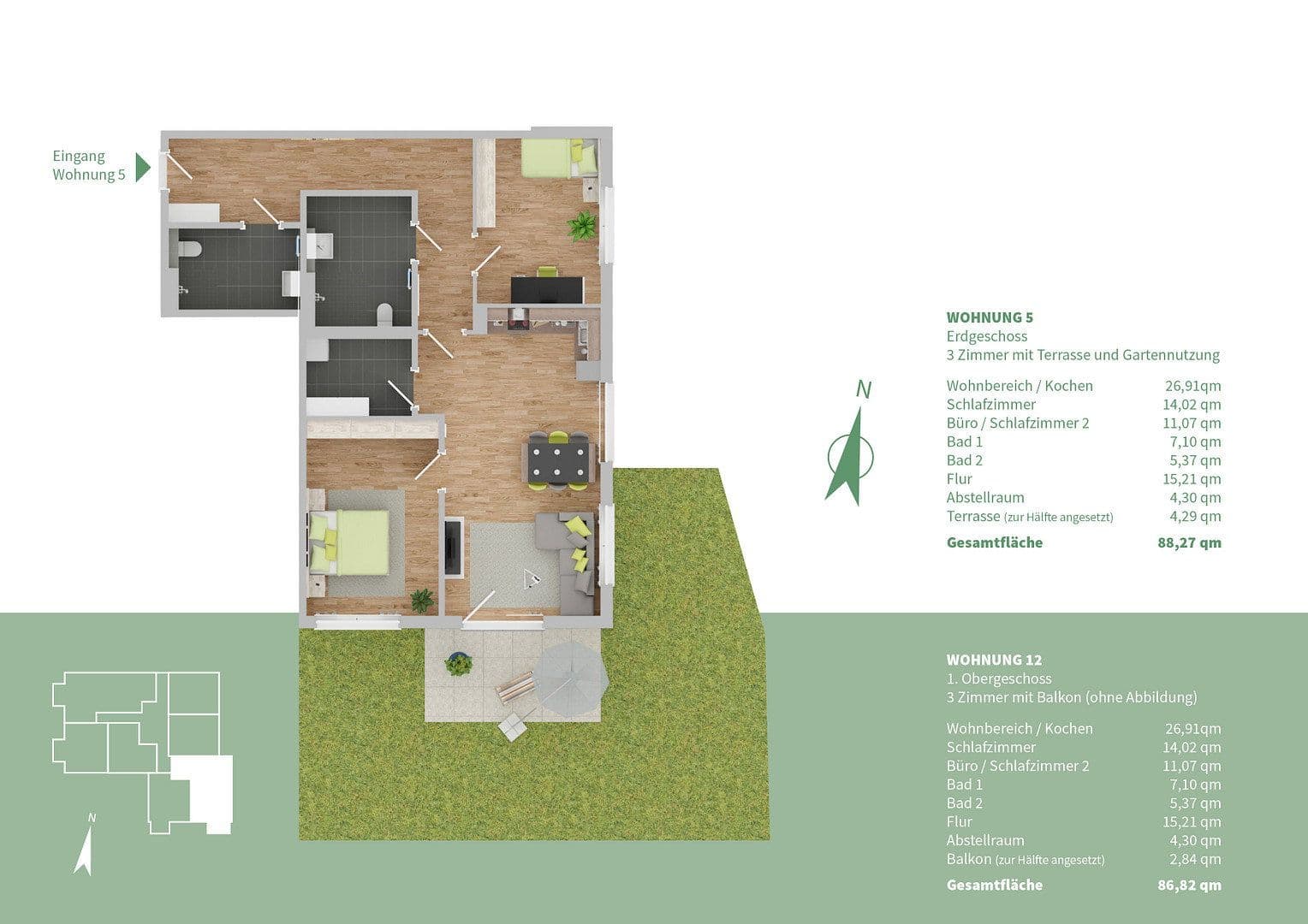 Pronájem bytu 3+1 87 m², Taufkirchen/Vils, Bavorsko Pronájem bytu 3+1 87 m², Taufkirchen/Vils, Bavorsko