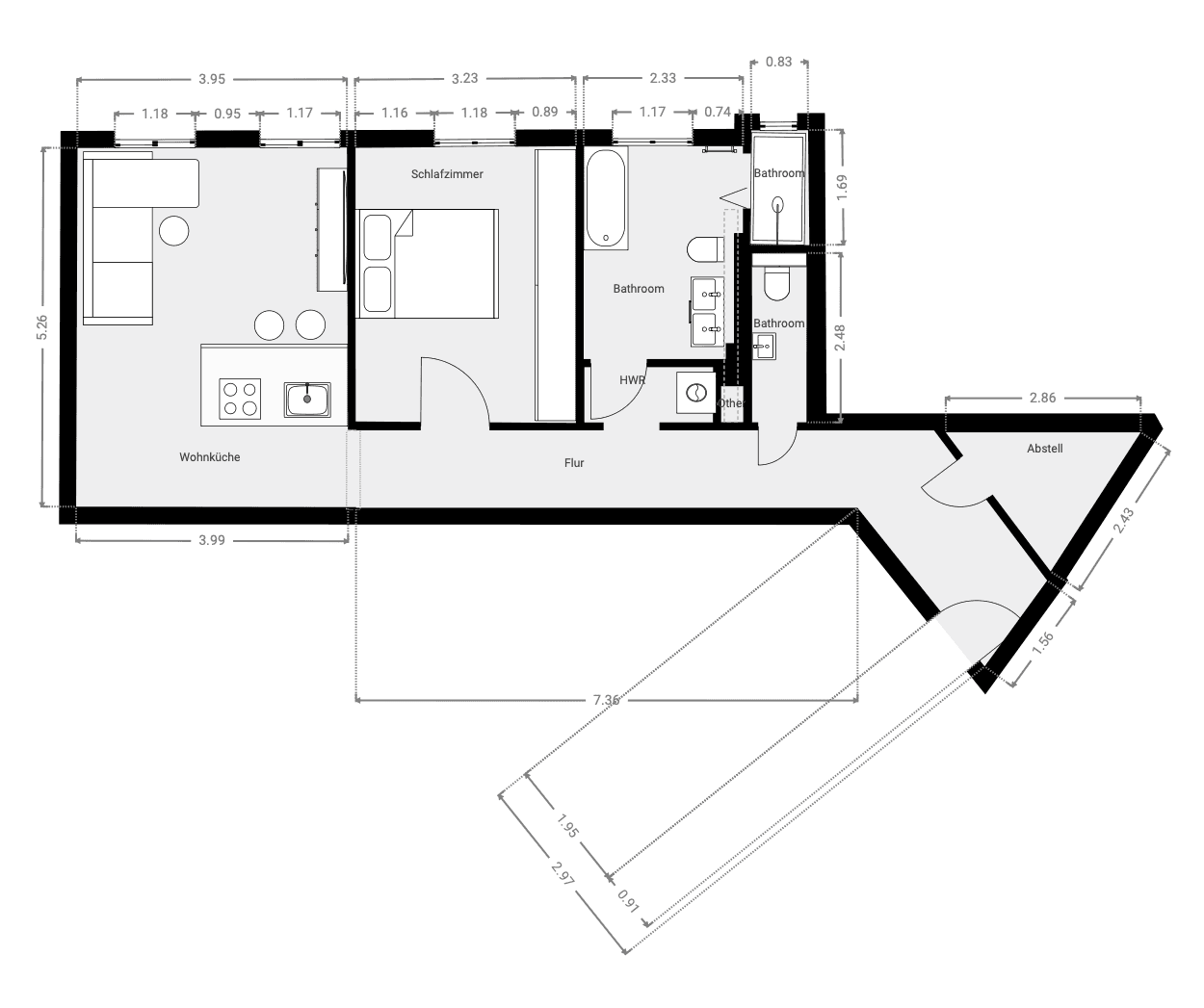 Prodej bytu 2+1 65 m², Torstraße 220, Berlin, Berlín Prodej bytu 2+1 65 m², Torstraße 220, Berlin, Berlín