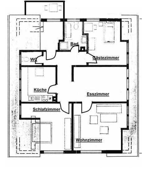 Pronájem bytu 3+kk 92 m², Mössingen, Bádensko-Württembersko Pronájem bytu 3+kk 92 m², Mössingen, Bádensko-Württembersko