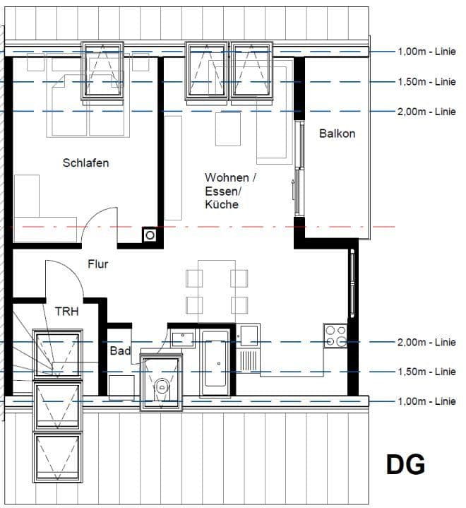 Pronájem bytu 2+kk 50 m², Blaubeuren, Bádensko-Württembersko Pronájem bytu 2+kk 50 m², Blaubeuren, Bádensko-Württembersko