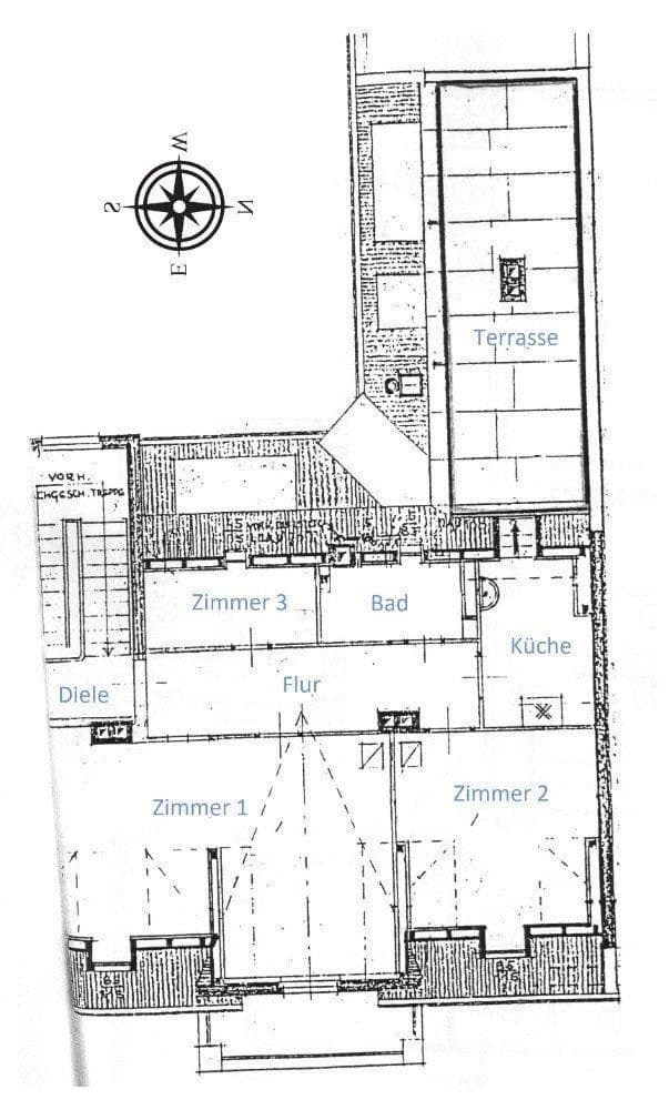 Pronájem bytu 3+1 96 m², Hastverstraße, Nürnberg, Bavorsko Pronájem bytu 3+1 96 m², Hastverstraße, Nürnberg, Bavorsko