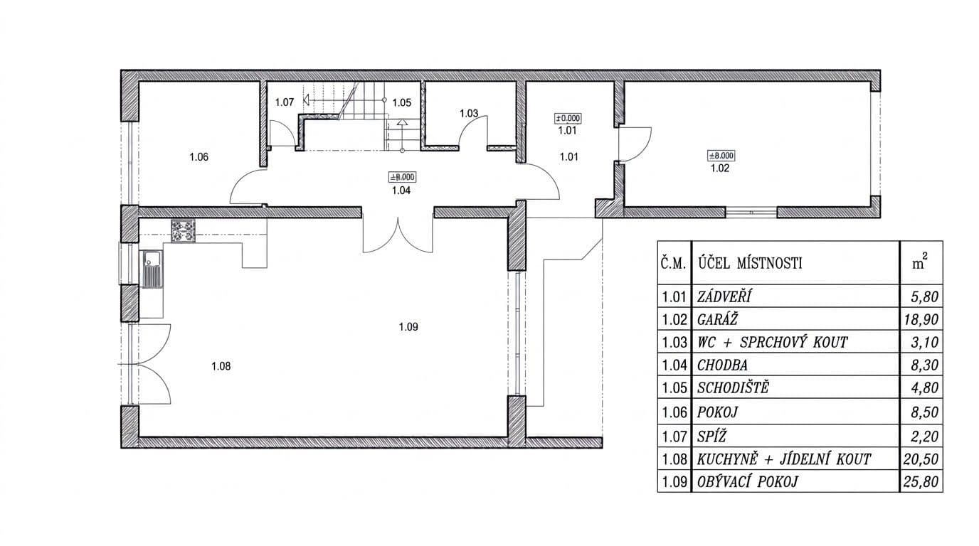 Prodej domu 185 m², pozemek 310 m², Nová, Kouřim, Středočeský kraj Prodej domu 185 m², pozemek 310 m², Nová, Kouřim, Středočeský kraj