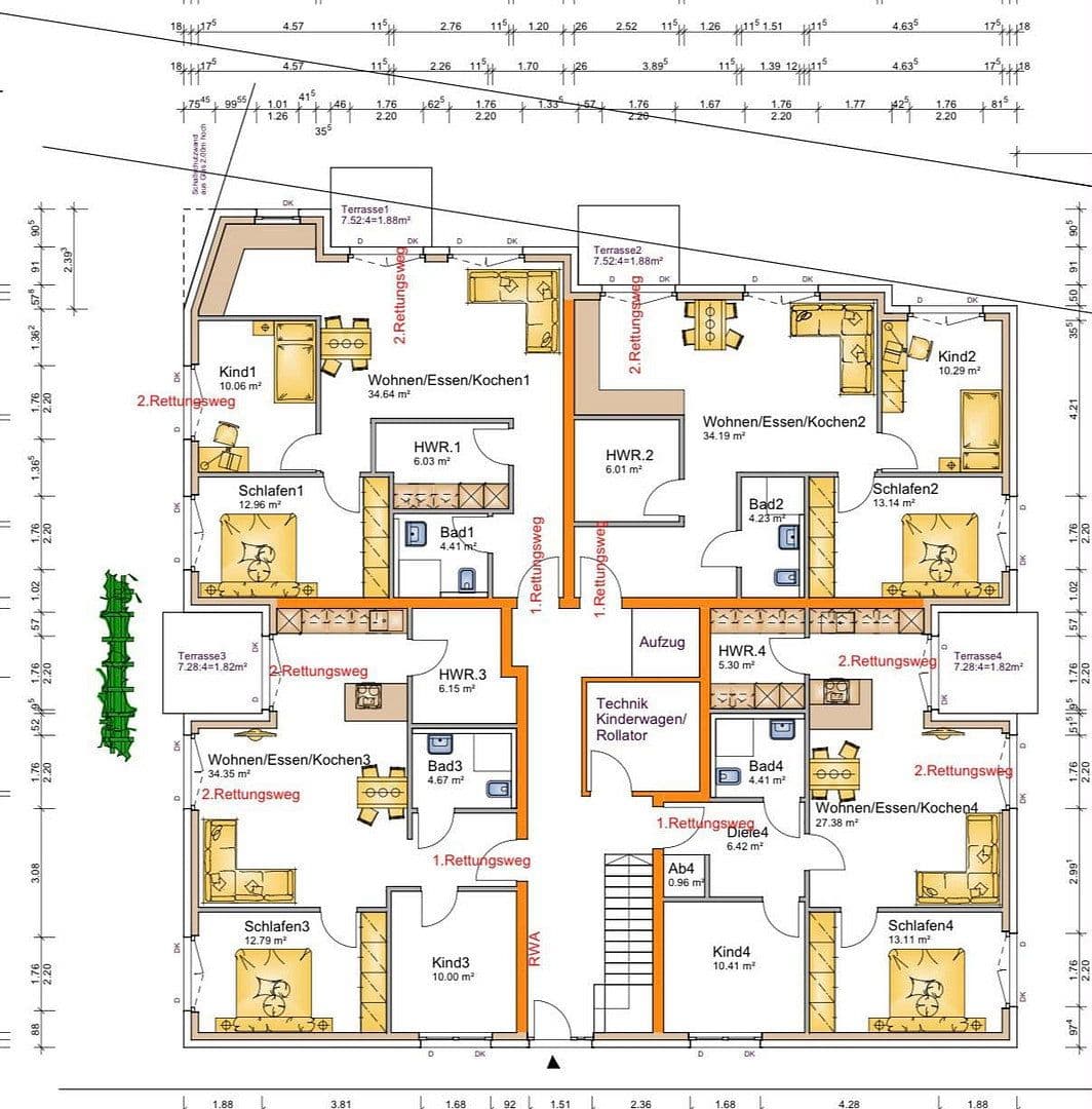 Pronájem bytu 3+1 70 m², Mindener Straße 443, Osnabrück, Dolní Sasko Pronájem bytu 3+1 70 m², Mindener Straße 443, Osnabrück, Dolní Sasko