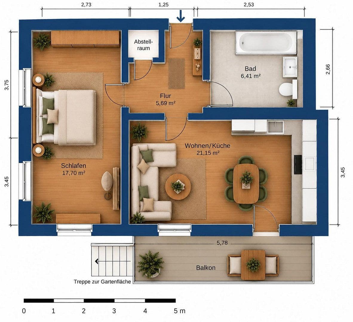 Pronájem bytu 2+1 55 m², Berlin, Berlín Pronájem bytu 2+1 55 m², Berlin, Berlín