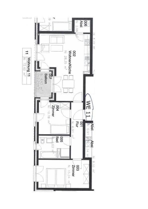 Prodej bytu 3+1 73 m², Hamburg, Hamburg Prodej bytu 3+1 73 m², Hamburg, Hamburg