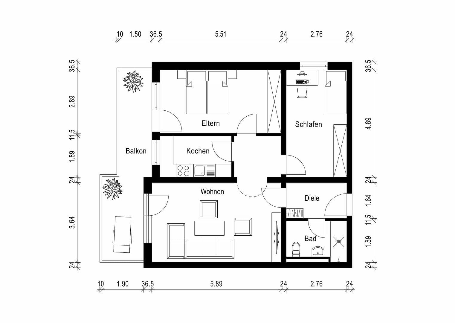 Prodej bytu 3+1 75 m², Bad Wörishofen, Bavorsko Prodej bytu 3+1 75 m², Bad Wörishofen, Bavorsko