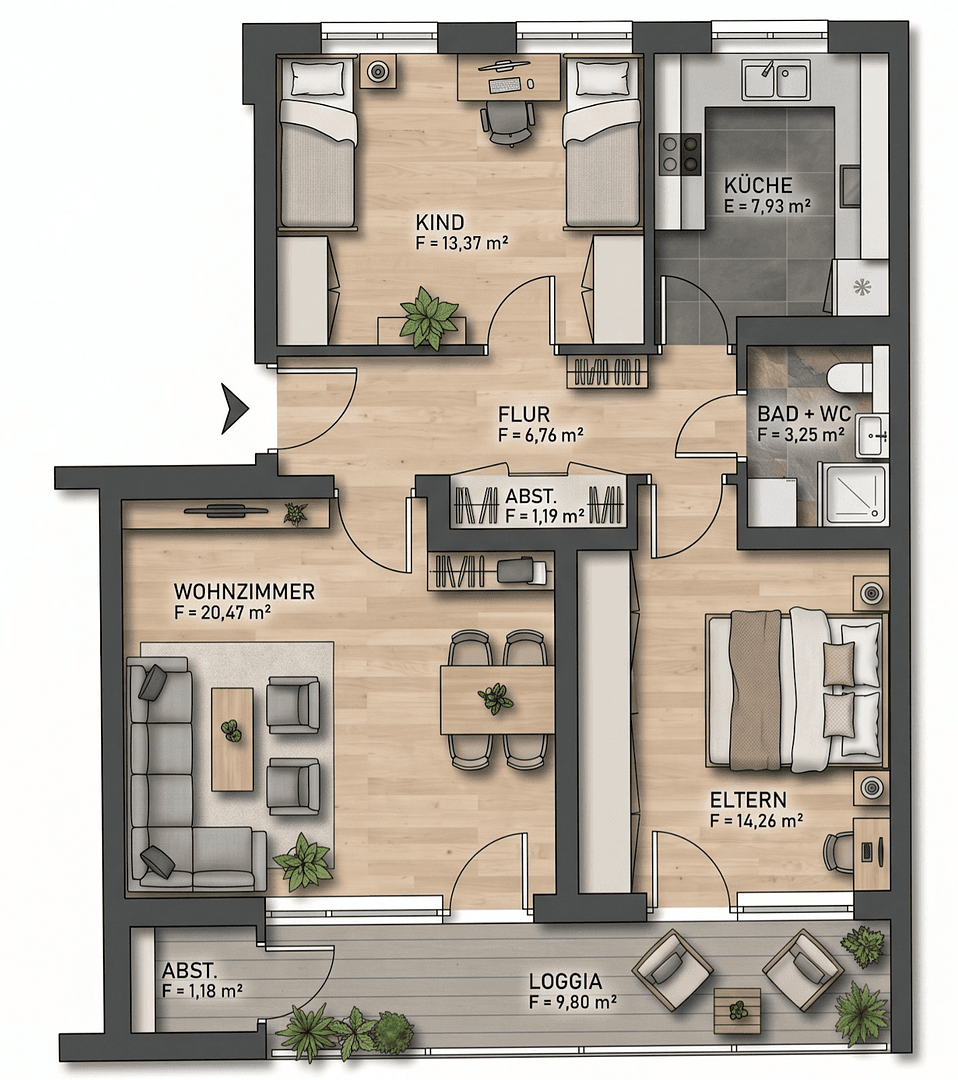 Prodej bytu 3+1 70 m², München, Bavorsko Prodej bytu 3+1 70 m², München, Bavorsko