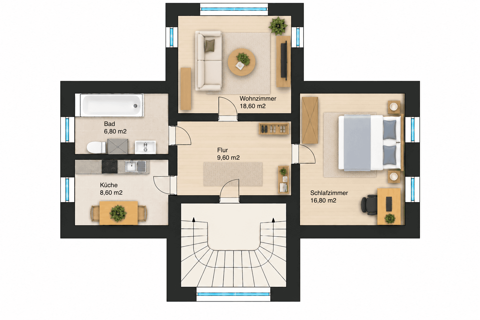Pronájem bytu 2+1 60 m², Berlin, Berlín Pronájem bytu 2+1 60 m², Berlin, Berlín