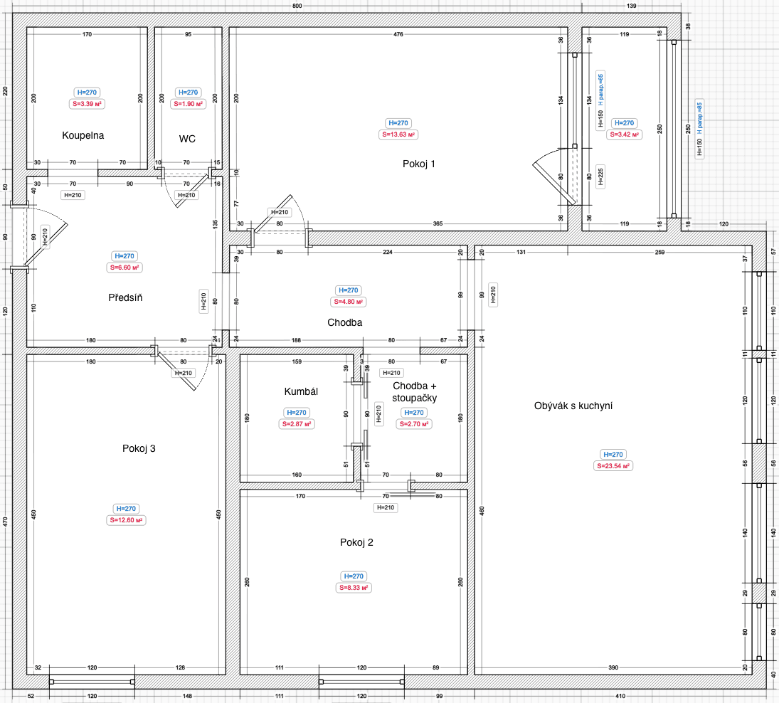 Pronájem bytu 4+kk 80 m², Petržílkova, Praha, Praha Pronájem bytu 4+kk 80 m², Petržílkova, Praha, Praha