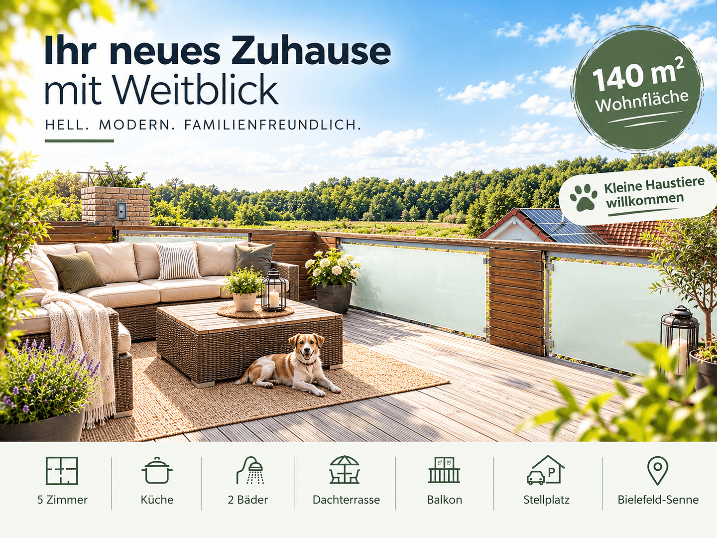 Pronájem bytu 5+1 140 m², Bielefeld, Severní Porýní-Vestfálsko Pronájem bytu 5+1 140 m², Bielefeld, Severní Porýní-Vestfálsko