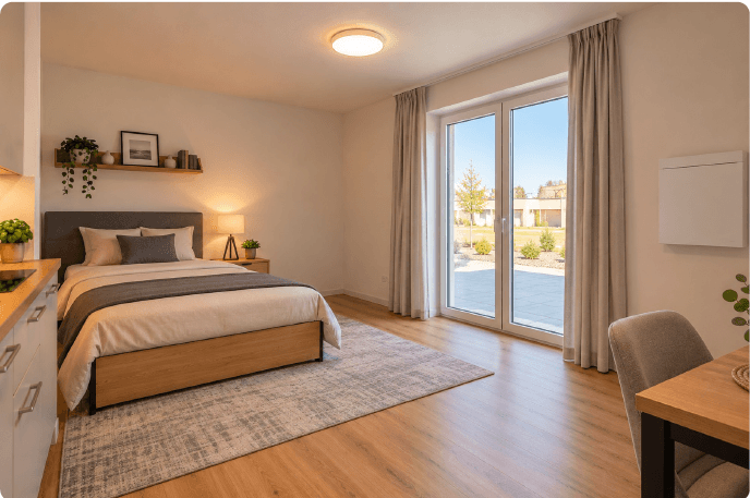 Pronájem bytu 1+1 28 m², Simmerlingweg 1, Passau, Bavorsko Pronájem bytu 1+1 28 m², Simmerlingweg 1, Passau, Bavorsko