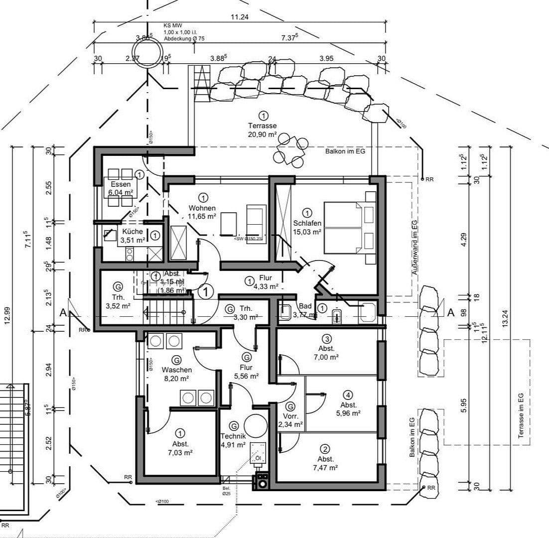 Pronájem bytu 2+1 56 m², Bad Mergentheim, Bádensko-Württembersko Pronájem bytu 2+1 56 m², Bad Mergentheim, Bádensko-Württembersko