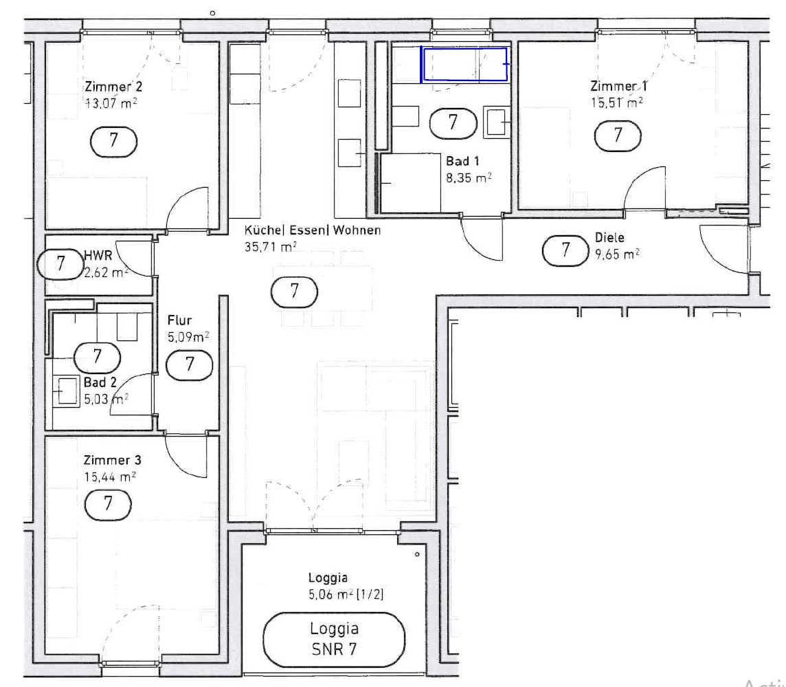 Pronájem bytu 4+1 116 m², Herbert-Belser-Ring 2, Maintal, Hessen Pronájem bytu 4+1 116 m², Herbert-Belser-Ring 2, Maintal, Hessen