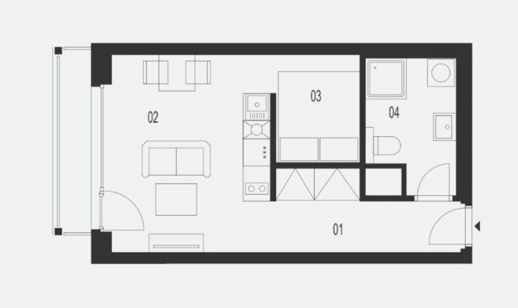 Prodej bytu 1+kk 39 m², Krašovská, Plzeň, Plzeňský kraj Prodej bytu 1+kk 39 m², Krašovská, Plzeň, Plzeňský kraj