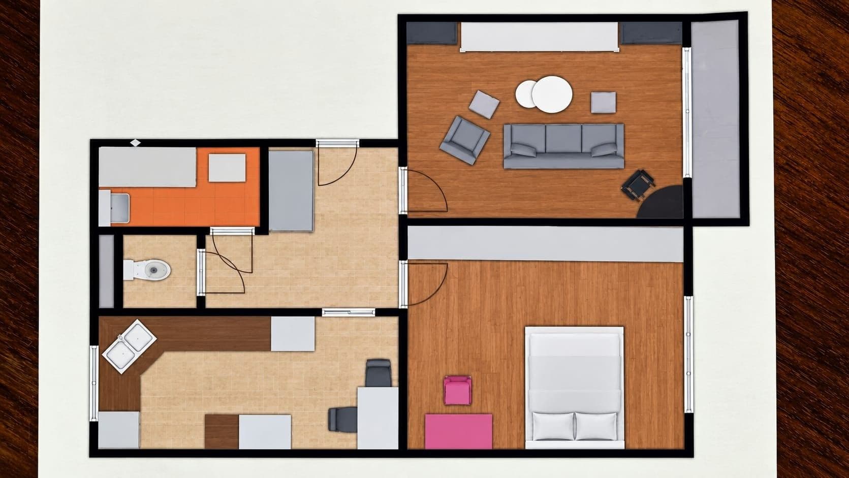 Pronájem bytu 2+1 54 m², Moskevská, Kladno, Středočeský kraj Pronájem bytu 2+1 54 m², Moskevská, Kladno, Středočeský kraj