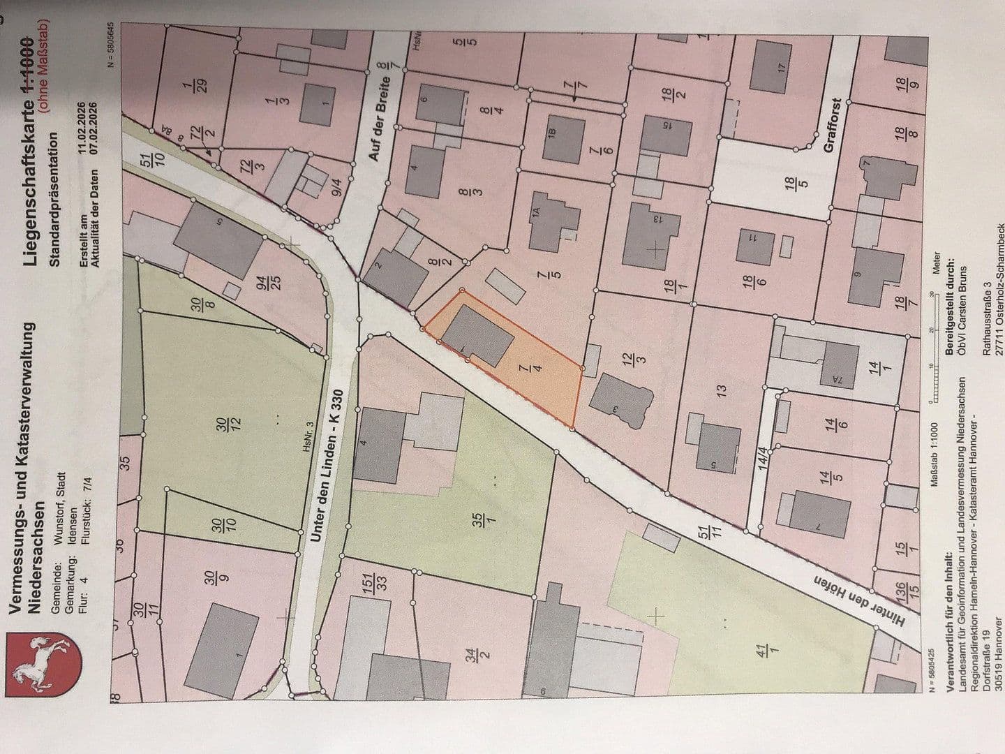 Prodej domu 209 m², pozemek 695 m², Hinter den Höfen 1, Wunstorf, Dolní Sasko Prodej domu 209 m², pozemek 695 m², Hinter den Höfen 1, Wunstorf, Dolní Sasko