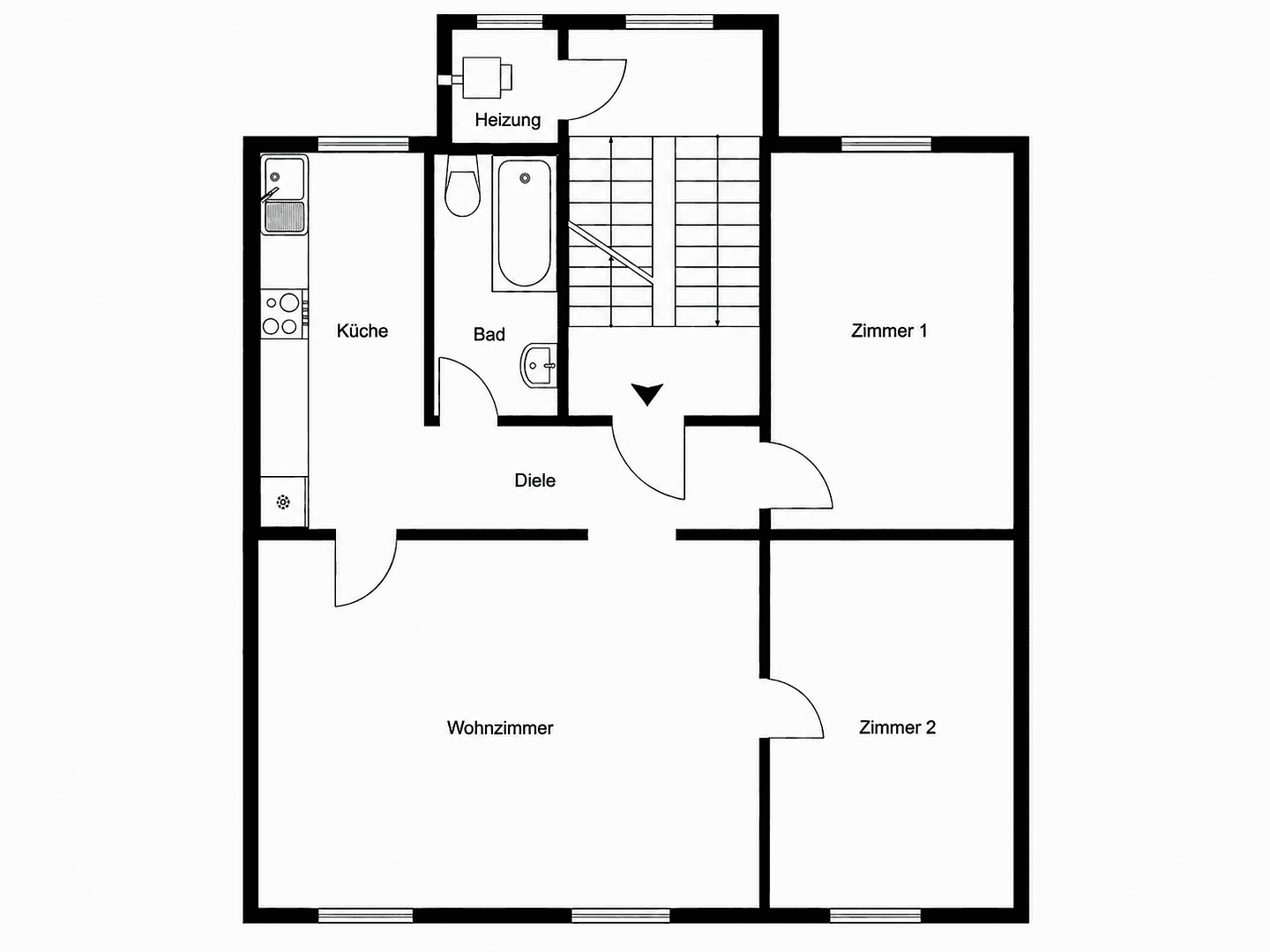Pronájem bytu 3+1 73 m², Nützenberger Straße 217, Wuppertal, Severní Porýní-Vestfálsko Pronájem bytu 3+1 73 m², Nützenberger Straße 217, Wuppertal, Severní Porýní-Vestfálsko