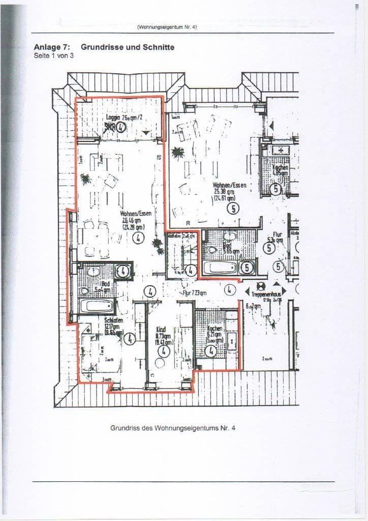 Pronájem bytu 4+1 77 m², Hölderlin Str. 2, Stuhr, Dolní Sasko Pronájem bytu 4+1 77 m², Hölderlin Str. 2, Stuhr, Dolní Sasko
