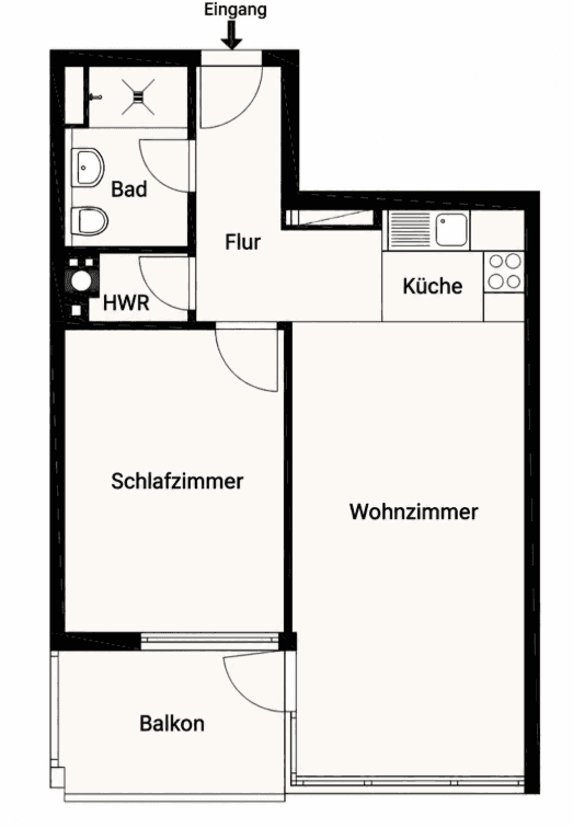 Pronájem bytu 2+1 60 m², Hamburg, Hamburg Pronájem bytu 2+1 60 m², Hamburg, Hamburg