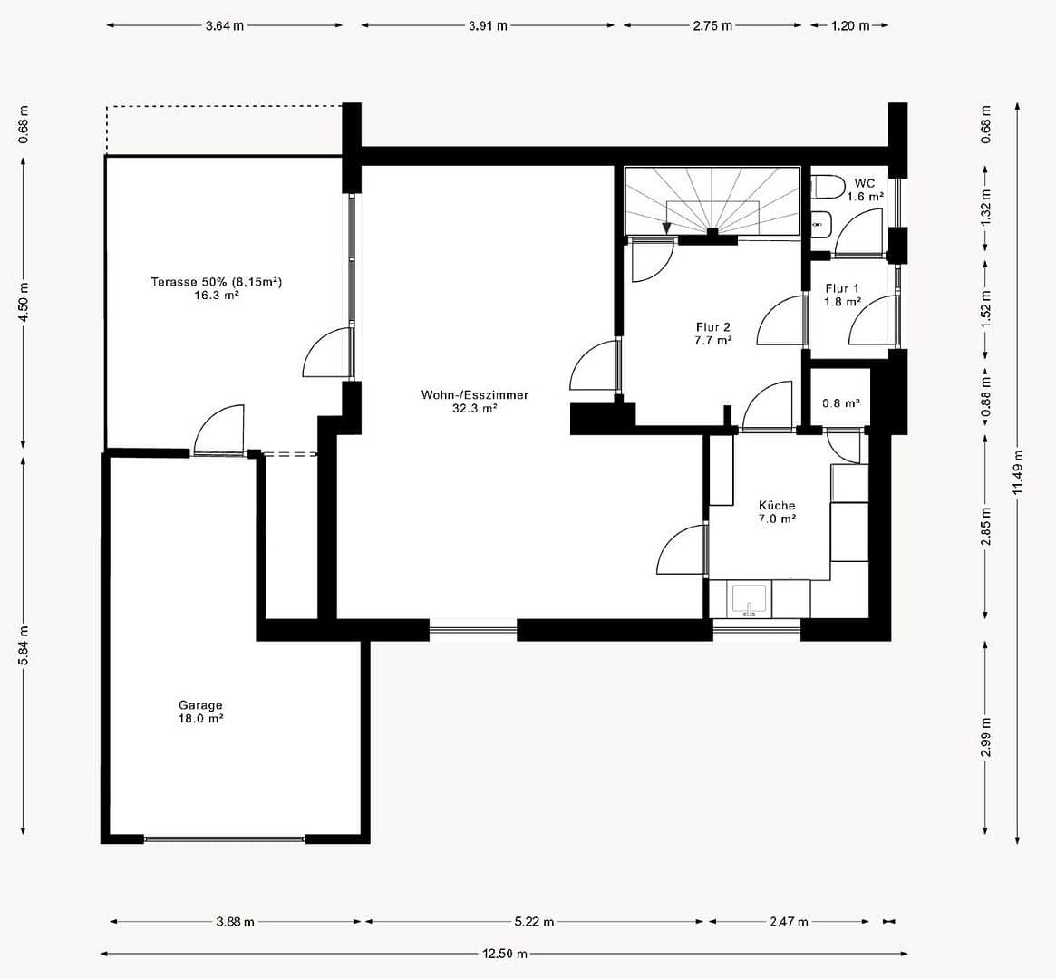 Pronájem domu 103 m², pozemek 50 m², Stade, Dolní Sasko Pronájem domu 103 m², pozemek 50 m², Stade, Dolní Sasko