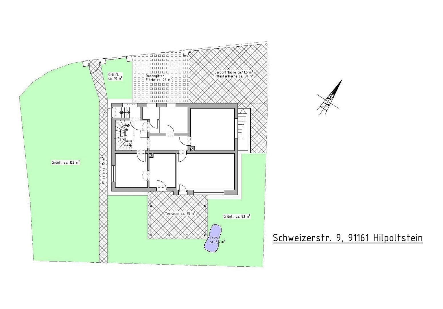 Pronájem domu 142 m², pozemek 470 m², Hilpoltstein, Bavorsko Pronájem domu 142 m², pozemek 470 m², Hilpoltstein, Bavorsko