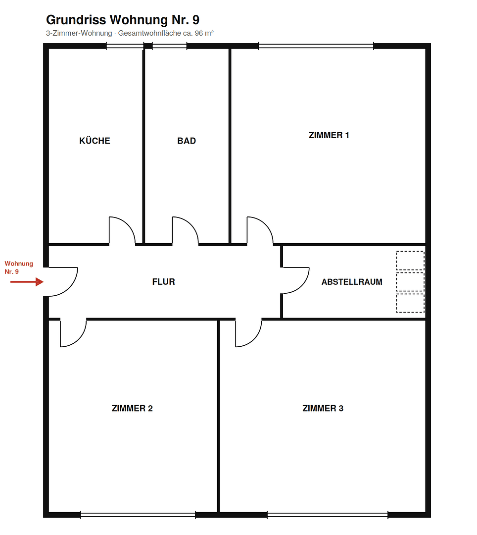 Prodej bytu 3+1 96 m², Essen, Severní Porýní-Vestfálsko Prodej bytu 3+1 96 m², Essen, Severní Porýní-Vestfálsko