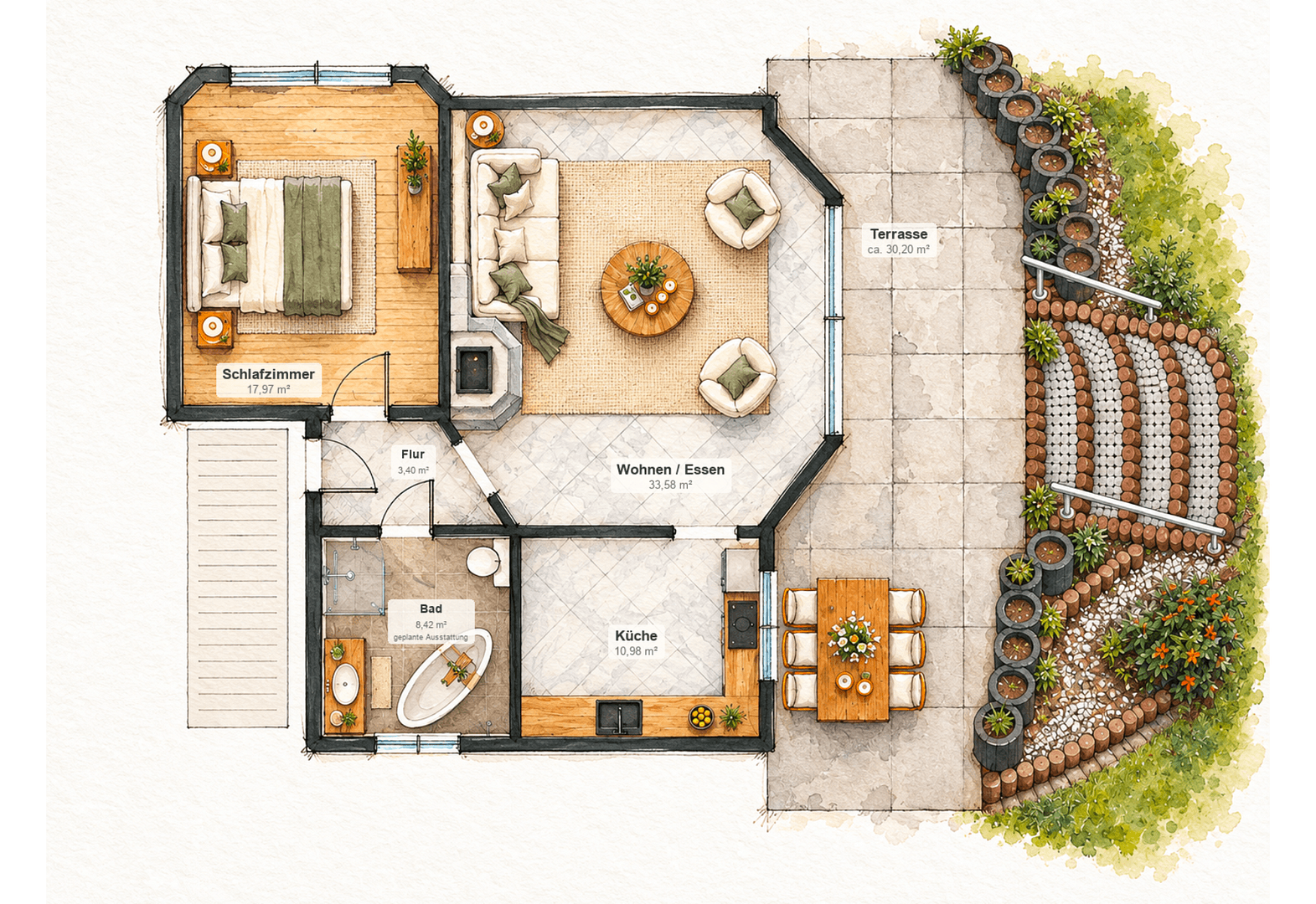 Pronájem bytu 2+1 90 m², Am Kokturkanal, Bad Oeynhausen, Severní Porýní-Vestfálsko Pronájem bytu 2+1 90 m², Am Kokturkanal, Bad Oeynhausen, Severní Porýní-Vestfálsko