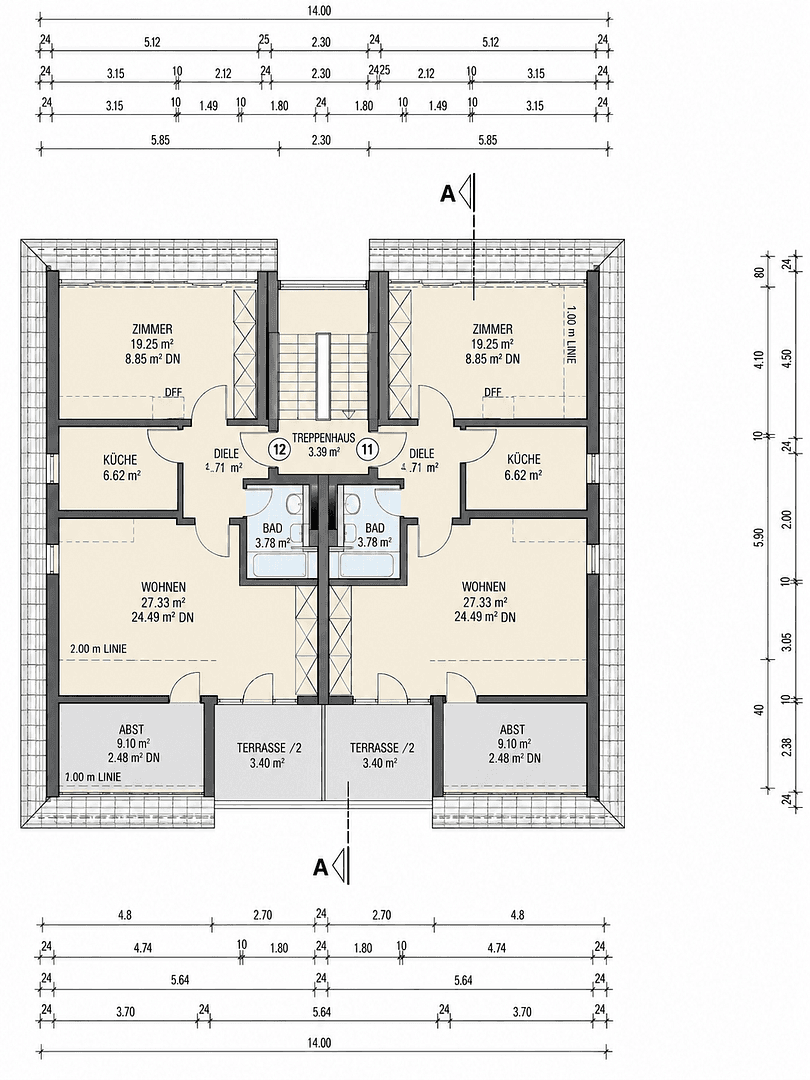 Pronájem bytu 2+1 58 m², Zum Bahnhof 71, Frankenberg/Sachsen, Sasko Pronájem bytu 2+1 58 m², Zum Bahnhof 71, Frankenberg/Sachsen, Sasko
