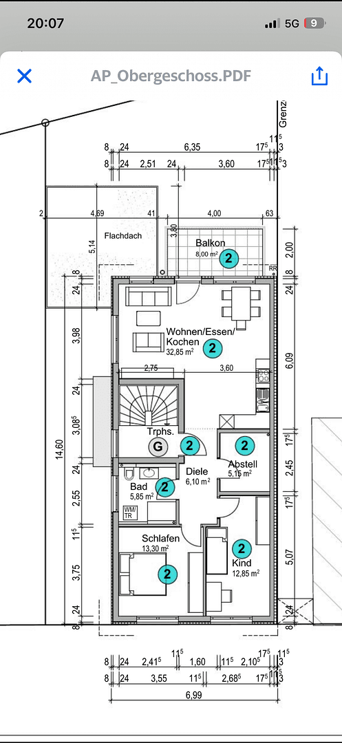 Pronájem bytu 3+kk 79 m², Schillerstraße 32, Eislingen/Fils, Bádensko-Württembersko Pronájem bytu 3+kk 79 m², Schillerstraße 32, Eislingen/Fils, Bádensko-Württembersko