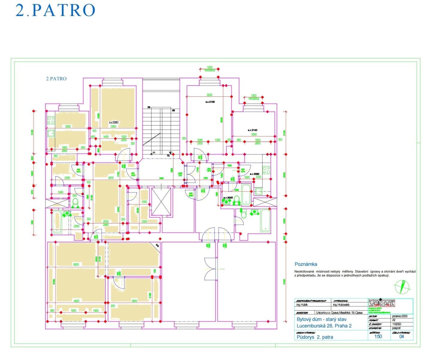 Pronájem bytu 3+1 110 m², Lucemburská, Praha, Praha Pronájem bytu 3+1 110 m², Lucemburská, Praha, Praha