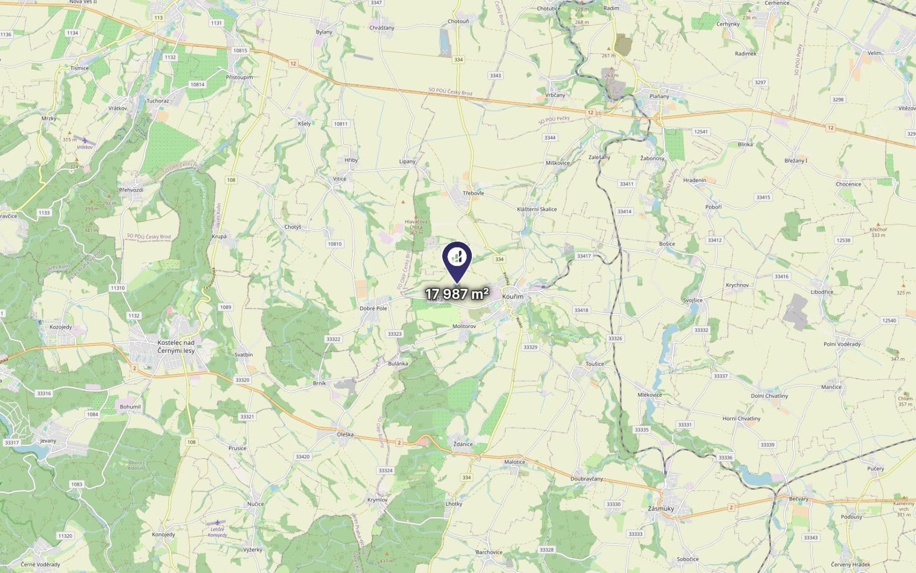 Prodej pozemku 8.994 m², Kouřim, Středočeský kraj Prodej pozemku 8.994 m², Kouřim, Středočeský kraj
