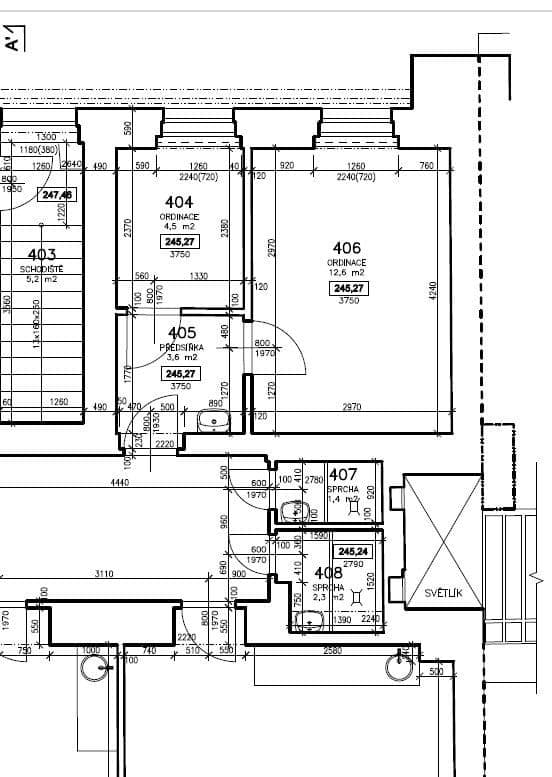 Pronájem nebytového prostoru 21 m², Sokolská, Praha, Praha Pronájem nebytového prostoru 21 m², Sokolská, Praha, Praha
