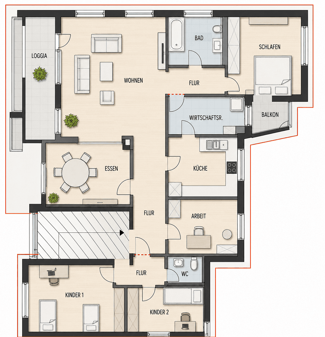 Prodej bytu 6+1 135 m², Neumarkt in der Oberpfalz, Bavorsko Prodej bytu 6+1 135 m², Neumarkt in der Oberpfalz, Bavorsko