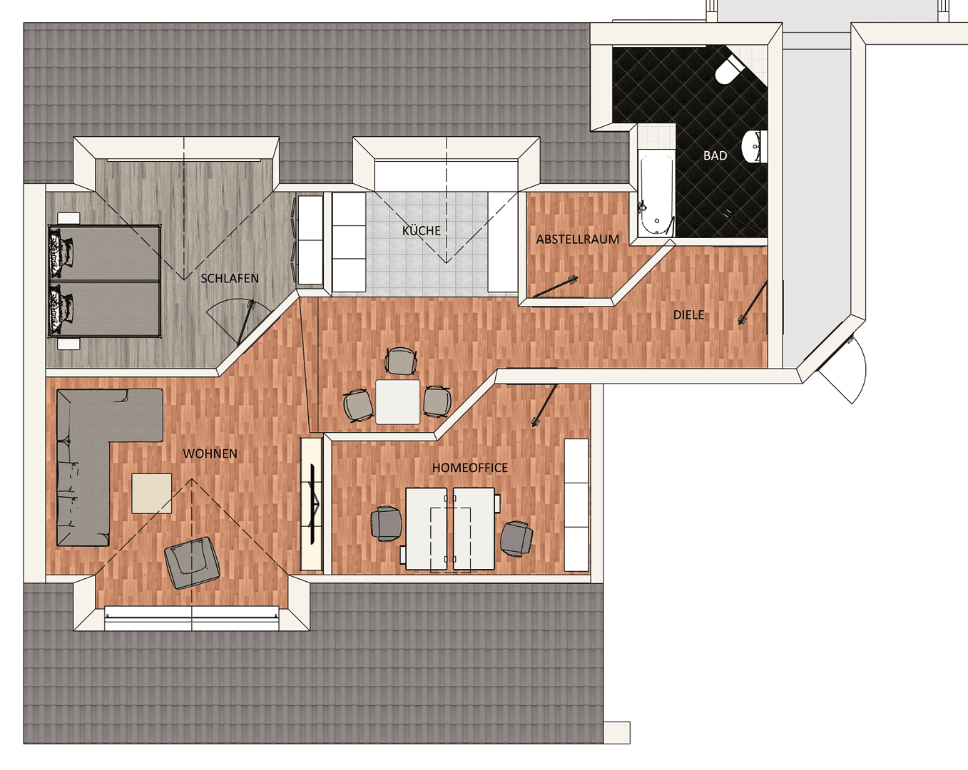 Pronájem bytu 3+1 74 m², Deichgräfenstr. 2, Nordenham, Dolní Sasko Pronájem bytu 3+1 74 m², Deichgräfenstr. 2, Nordenham, Dolní Sasko