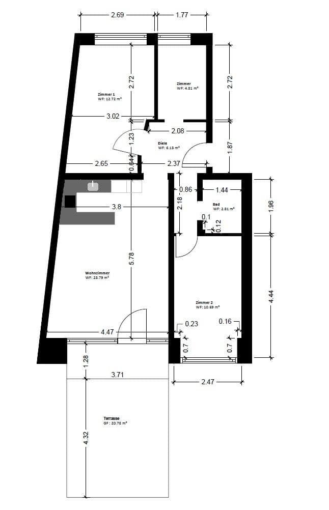 Prodej bytu 3+kk 72 m², Hamburg, Hamburg Prodej bytu 3+kk 72 m², Hamburg, Hamburg