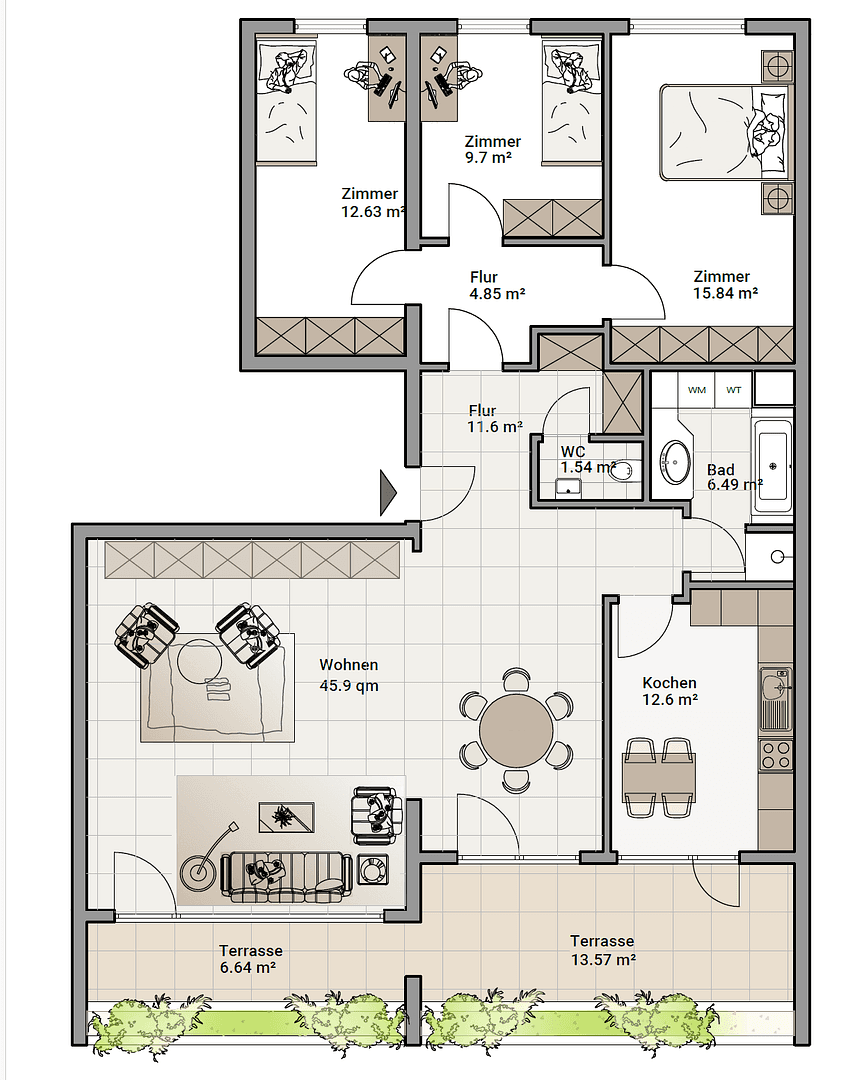 Prodej bytu 4+kk 130 m², Kornwestheim, Bádensko-Württembersko Prodej bytu 4+kk 130 m², Kornwestheim, Bádensko-Württembersko