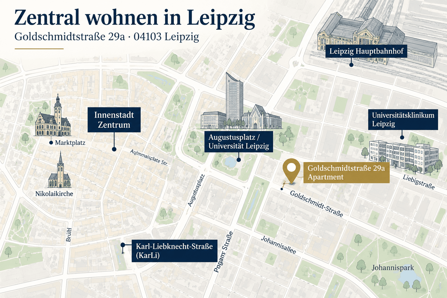 Pronájem bytu 1+1 41 m², Goldschmidtstr. 29 a, Leipzig, Sasko Pronájem bytu 1+1 41 m², Goldschmidtstr. 29 a, Leipzig, Sasko