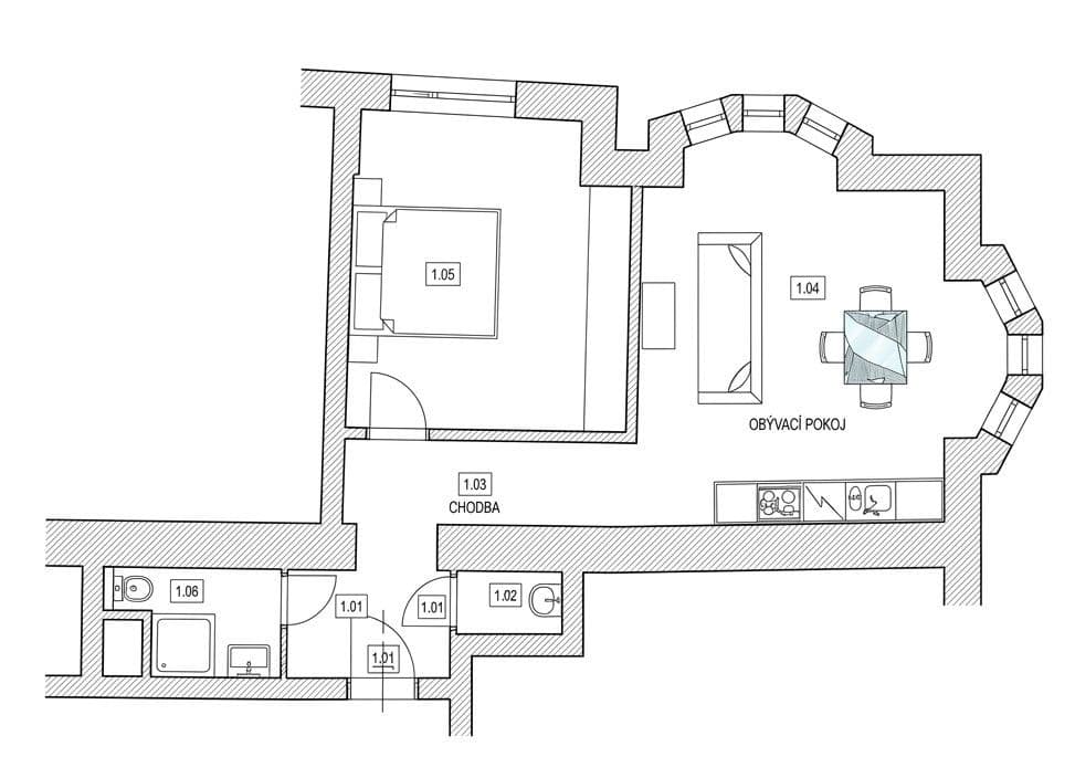Prodej bytu 2+kk 60 m², Jeseniova, Praha, Praha Prodej bytu 2+kk 60 m², Jeseniova, Praha, Praha