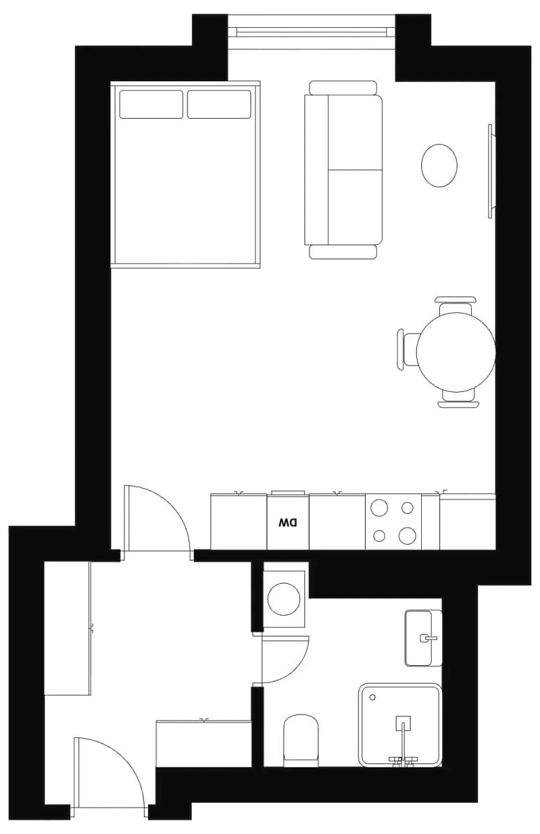 Prodej bytu 1+kk 30 m², Brtnická, Praha, Praha Prodej bytu 1+kk 30 m², Brtnická, Praha, Praha