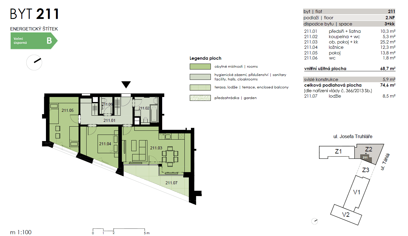 Pronájem bytu 3+kk 69 m², Josefa Truhláře, Brandýs nad Labem-Stará Boleslav, Středočeský kraj Pronájem bytu 3+kk 69 m², Josefa Truhláře, Brandýs nad Labem-Stará Boleslav, Středočeský kraj