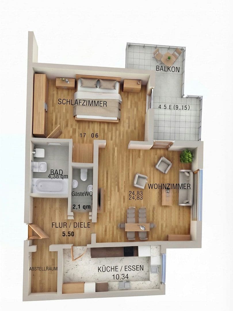 Prodej bytu 2+1 70 m², Waldkirch, Bádensko-Württembersko Prodej bytu 2+1 70 m², Waldkirch, Bádensko-Württembersko