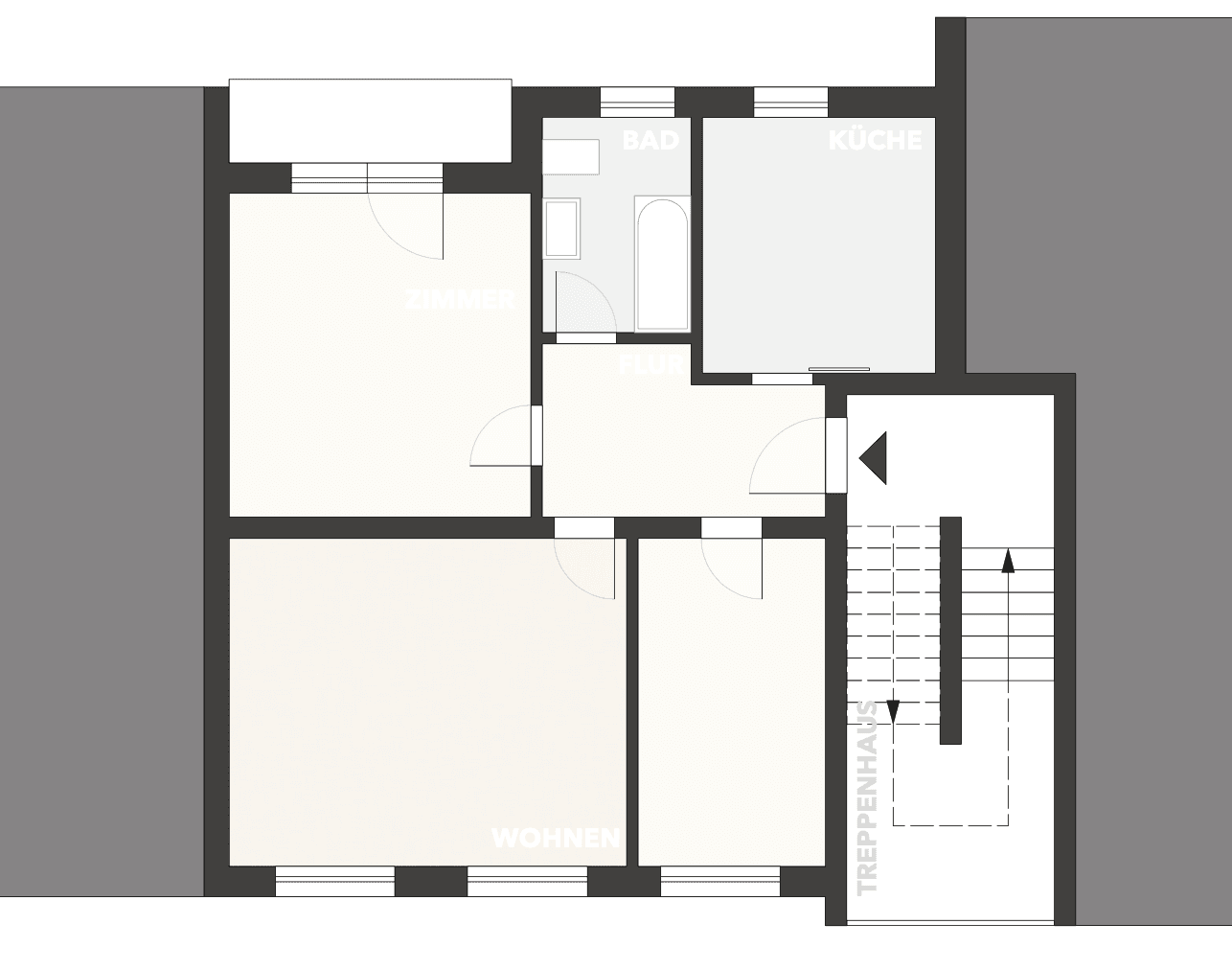 Pronájem bytu 3+1 82 m², Marktlerstrasse 58, Burghausen, Landkreis Altötting, Bavorsko Pronájem bytu 3+1 82 m², Marktlerstrasse 58, Burghausen, Landkreis Altötting, Bavorsko
