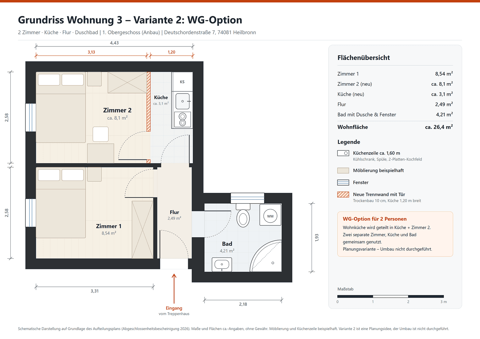 Prodej bytu 5+kk 90 m², Heilbronn, Bádensko-Württembersko Prodej bytu 5+kk 90 m², Heilbronn, Bádensko-Württembersko
