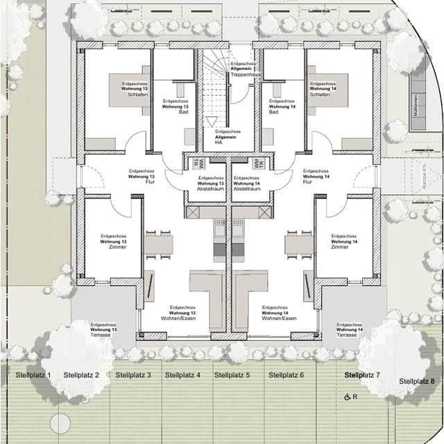 Pronájem bytu 3+1 81 m², In den 30 Morgen 43, Ingelheim am Rhein, Porýní-Falc Pronájem bytu 3+1 81 m², In den 30 Morgen 43, Ingelheim am Rhein, Porýní-Falc