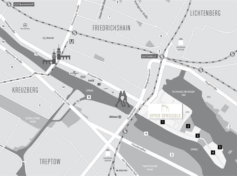 Pronájem bytu 2+1 97 m², Alt Stralau 52, Berlin, Berlín Pronájem bytu 2+1 97 m², Alt Stralau 52, Berlin, Berlín
