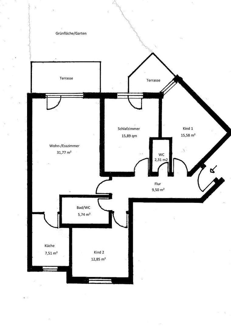 Pronájem bytu 4+1 103 m², Ludwigshafen, Porýní-Falc Pronájem bytu 4+1 103 m², Ludwigshafen, Porýní-Falc